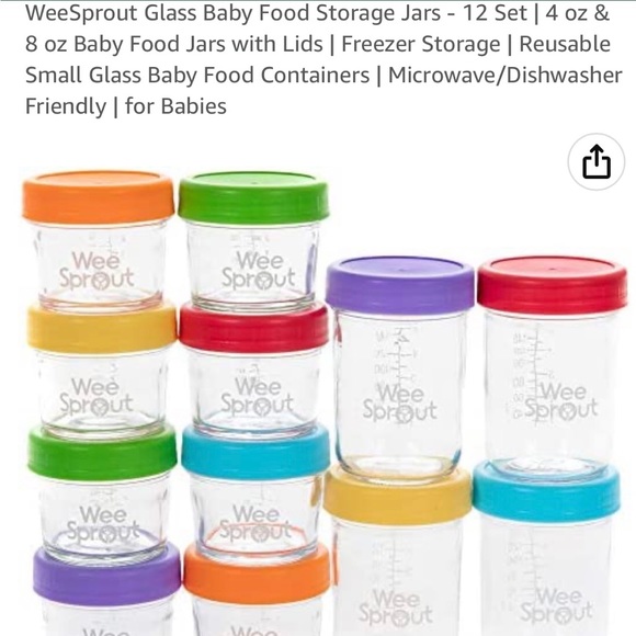 Wee sprout Kitchen We Sprout Baby Food Containers 2 Containers